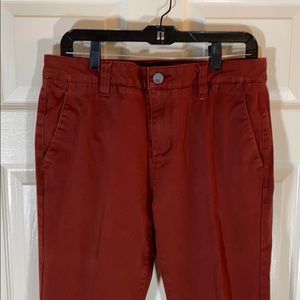 Burgundy men’s dress pants